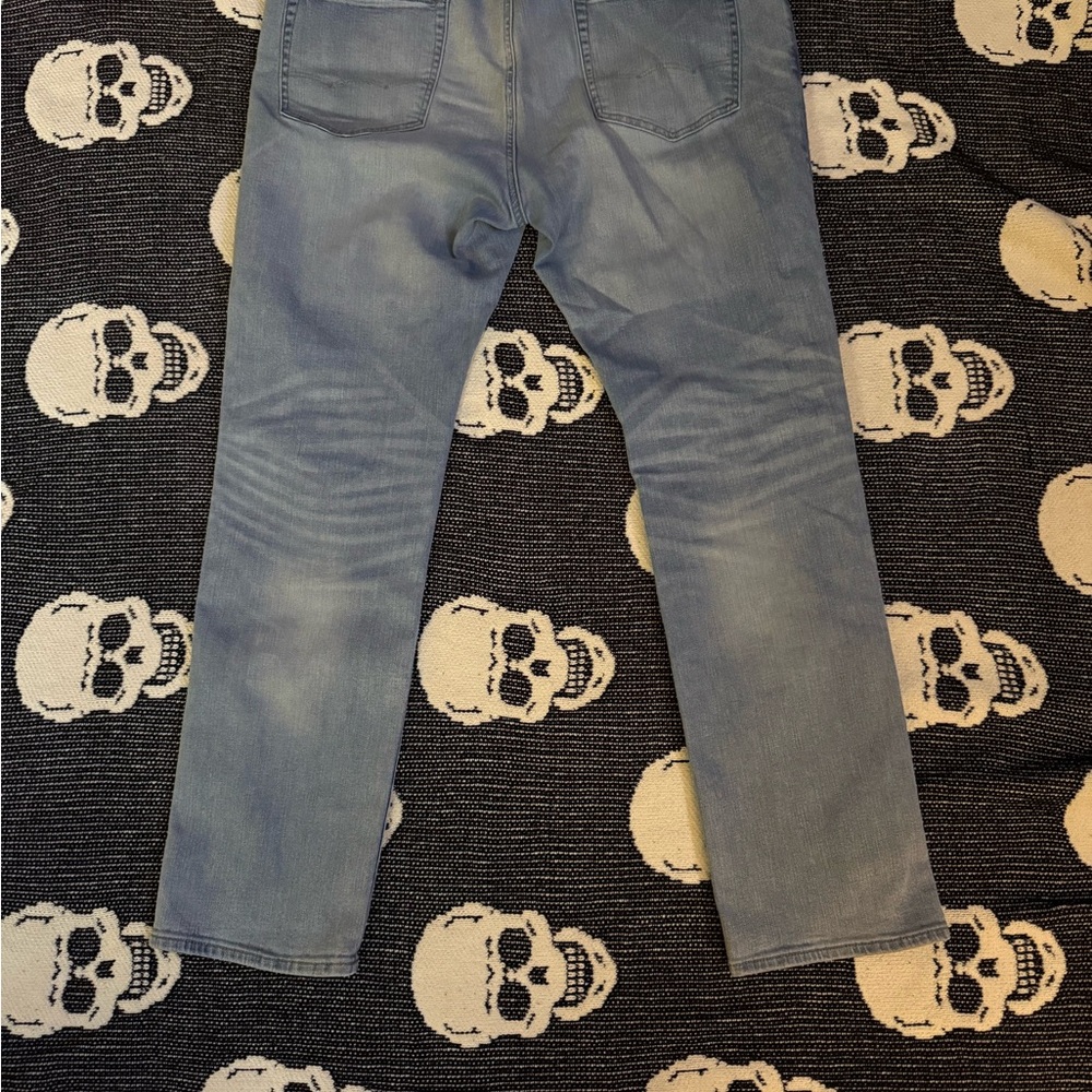 American Eagle Outfitters Men's Light Blue Jeans Airflex+ 40/34 - Picture 2 of 5